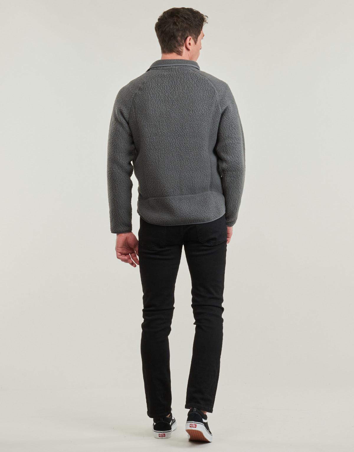 Felpa Uomo Patagonia M’s Retro Pile Jkt Grigio