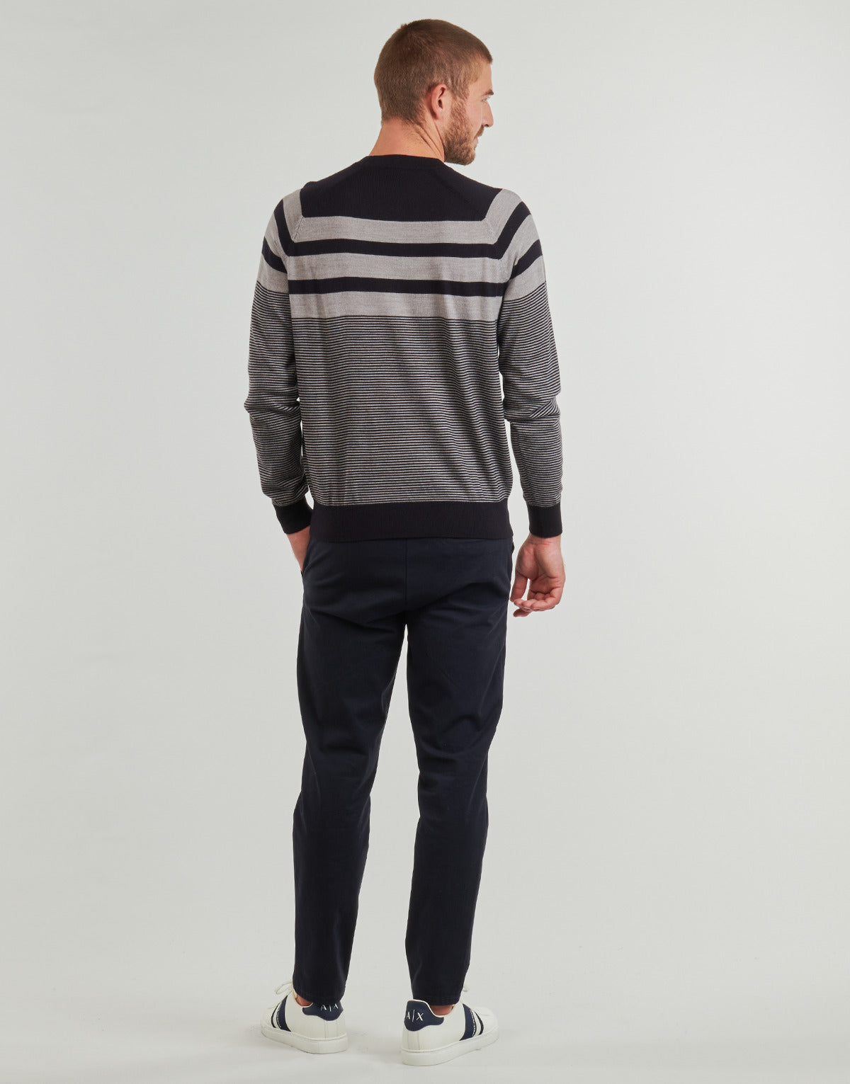 Maglione Uomo Armani Exchange 6DZM2K Blu