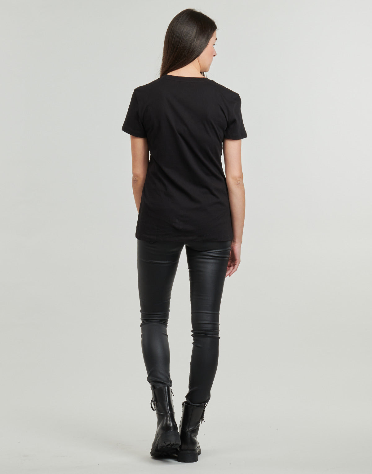 T-shirt Donna Armani Exchange 6DYT23 Nero