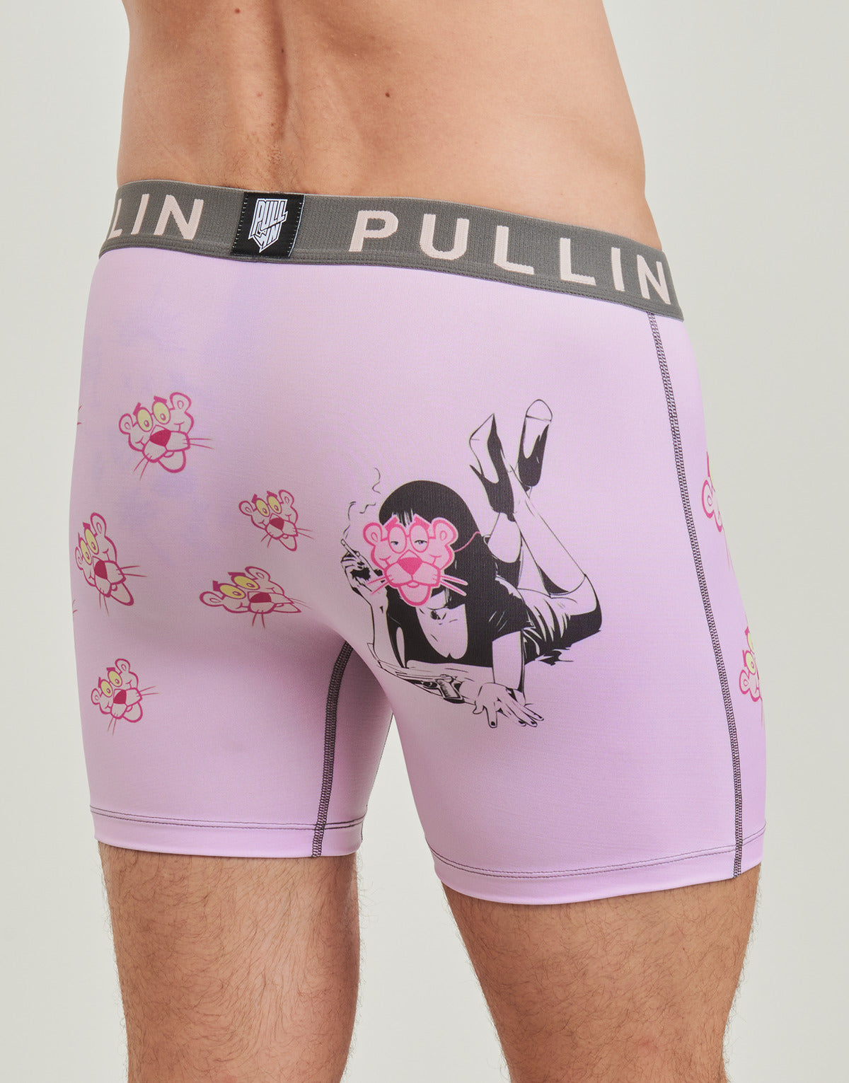 Boxer Uomo Pullin FASHION LYCRA Rosa