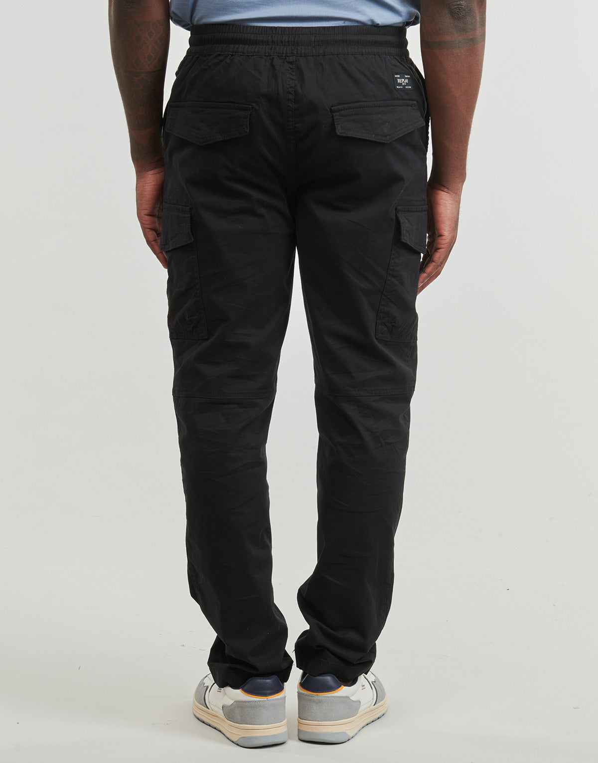 Pantalone Cargo Uomo Replay VALSE Nero