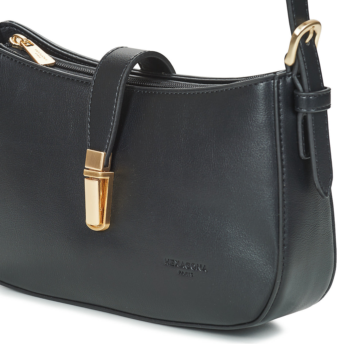 Borsa a spalla Donna Hexagona SOLANGE Nero