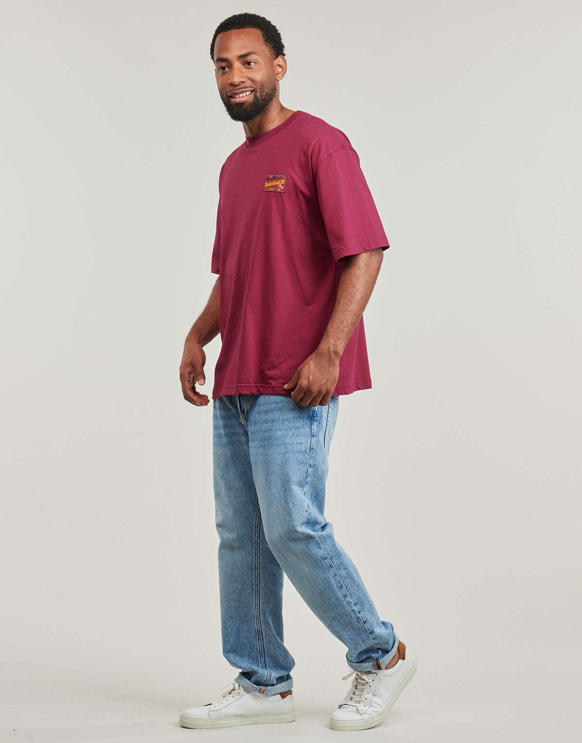 T-shirt Uomo Timberland SS GRAPHIC TEE Bordeaux