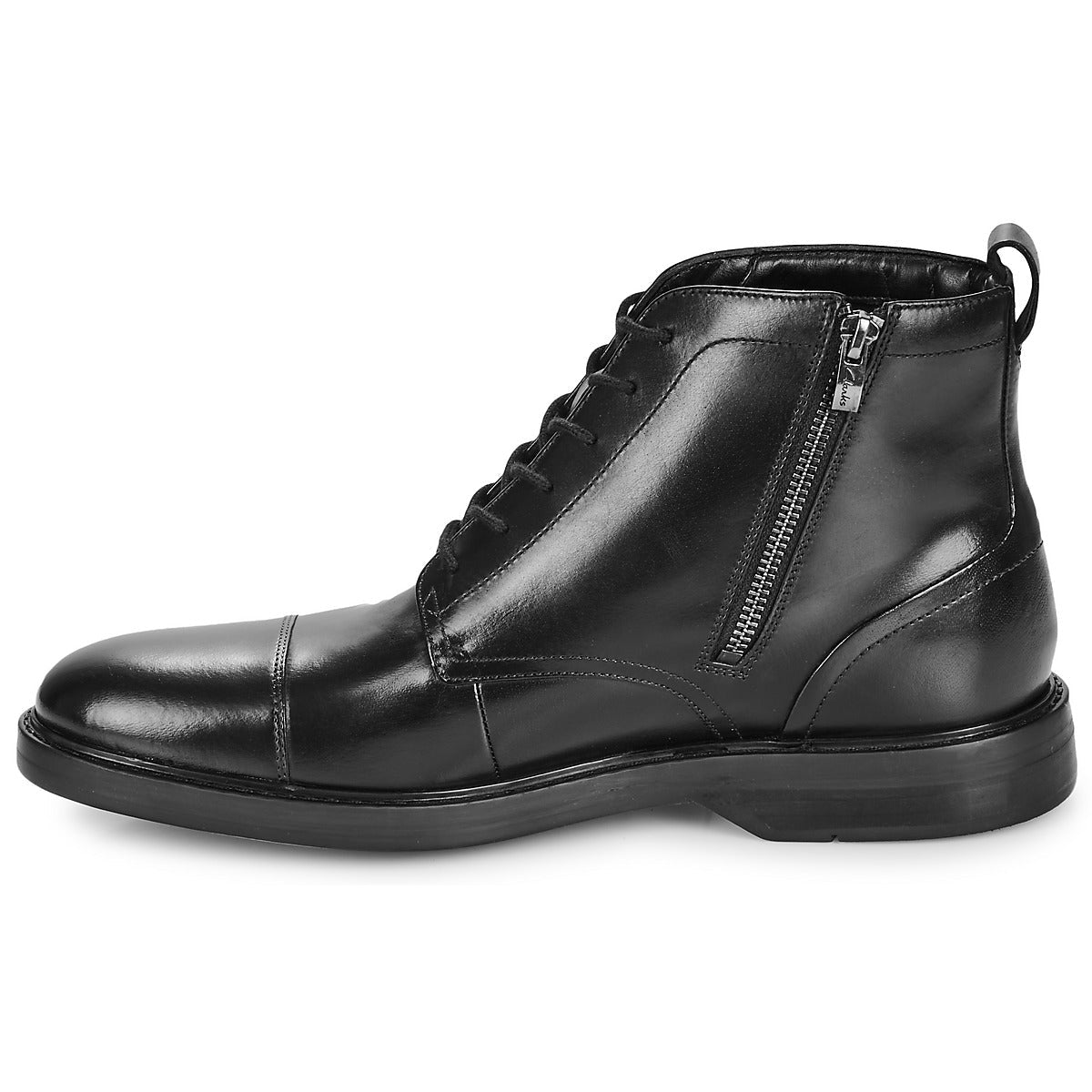Scarpe Uomo Clarks Aldwin Cap Nero