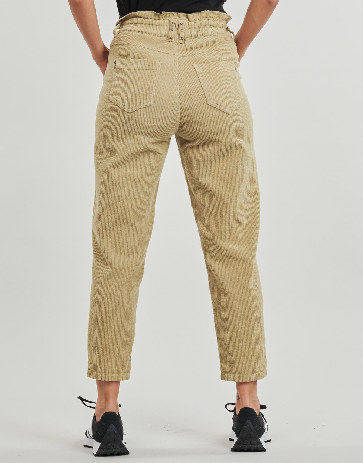 Pantalone Donna Freeman T.Porter LARA VELUTO Beige