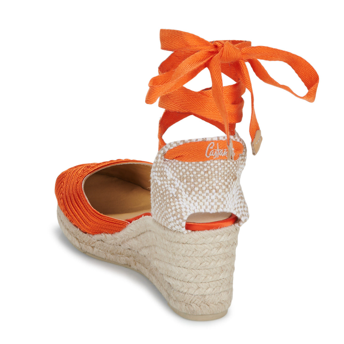 Scarpe Espadrillas Donna Castaner CARINA Arancio