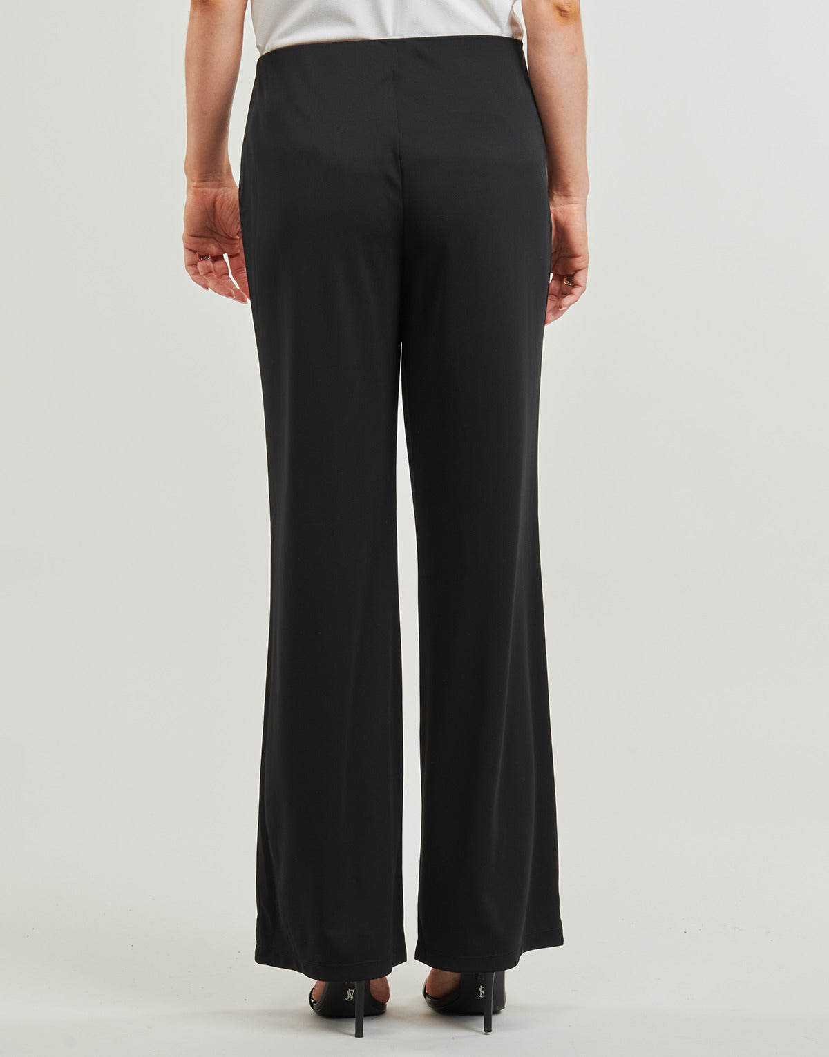 Pantaloni morbidi / Pantaloni alla zuava Donna Lauren Ralph Lauren CORYDON-STRAIGHT-PANT Nero