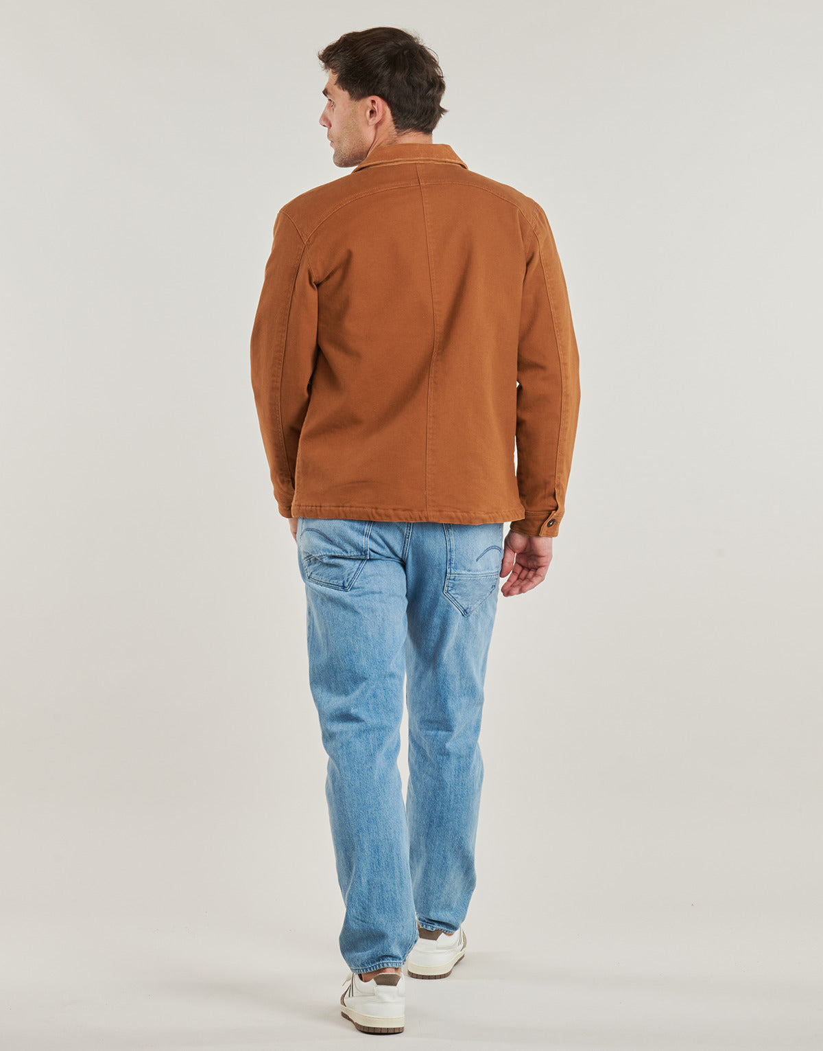 Giacca Uomo Petrol Industries MEN JACKET DENIM Marrone