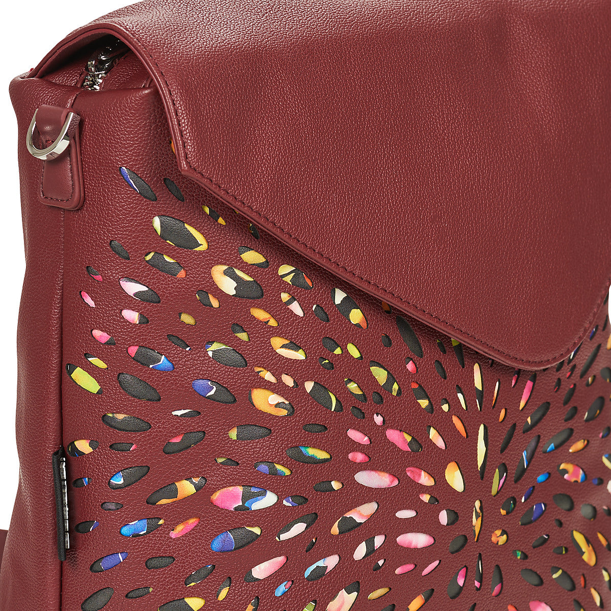 Zaini Donna Desigual BACK BLACKWELL JERSEY GRANATE Rosso