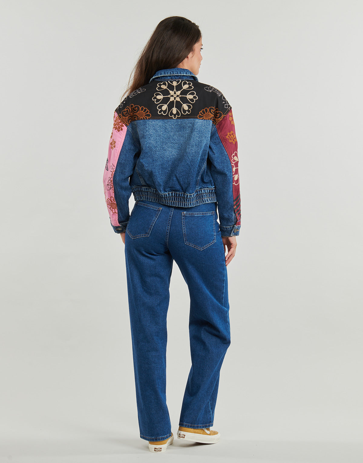 Giacca in jeans Donna Desigual CHAQ MADRID Multicolore
