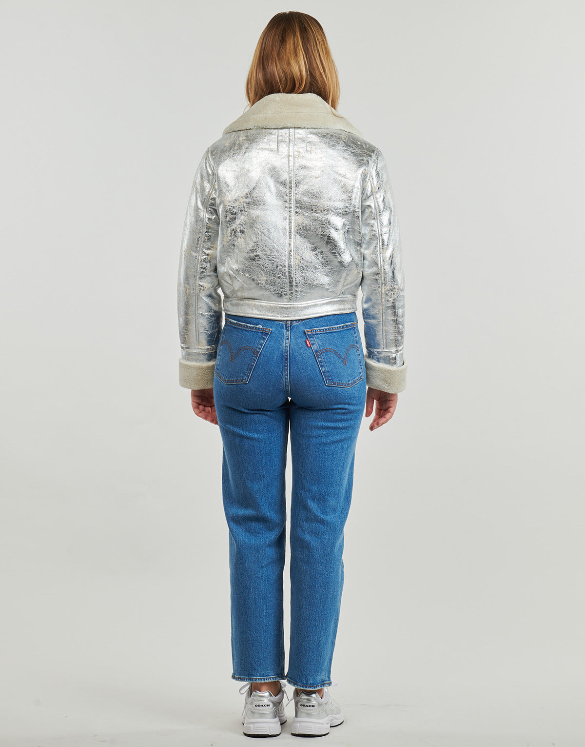 Giubbotto Donna Desigual CHAQ LONDRES Argento