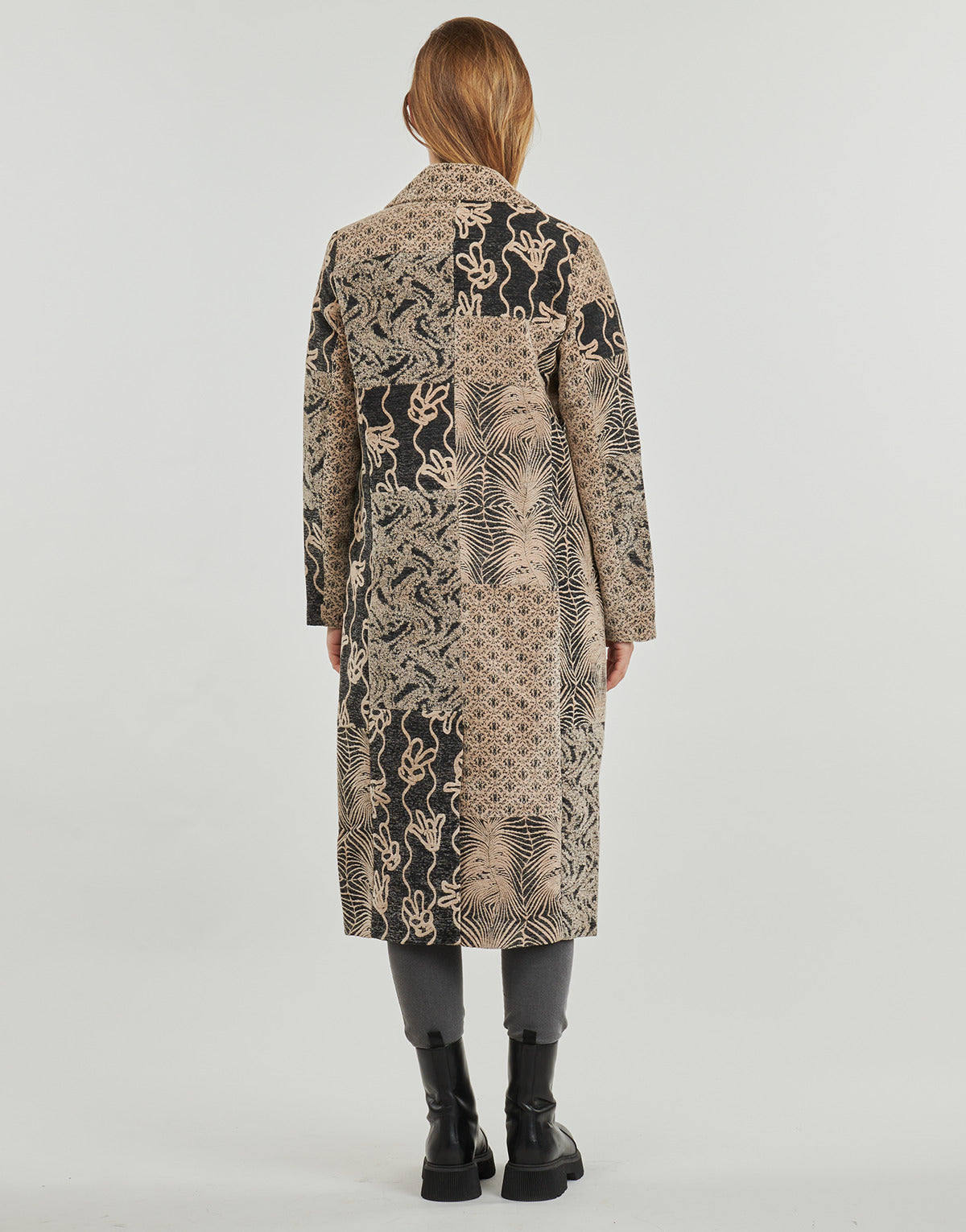 Mantella Donna Desigual COAT NIZA Beige