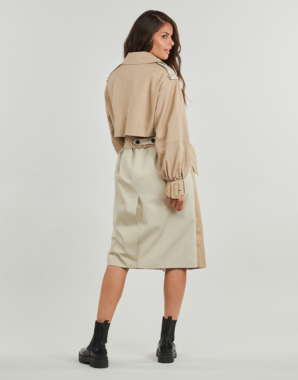 Trench Donna Desigual CHAQ COLONIA Beige