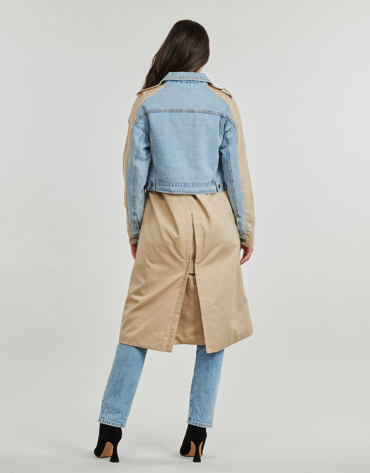 Trench Donna Desigual CHAQ RIGA Beige