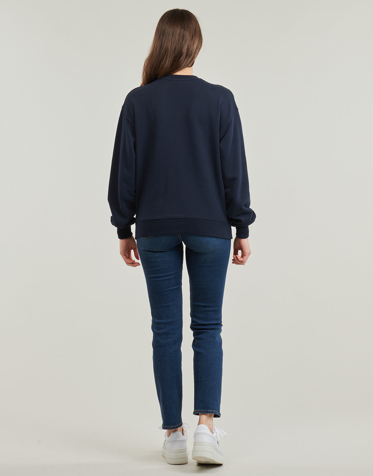 Felpa Donna Tommy Hilfiger MDRN REG SCRIPT SWEATSHIRT Marine