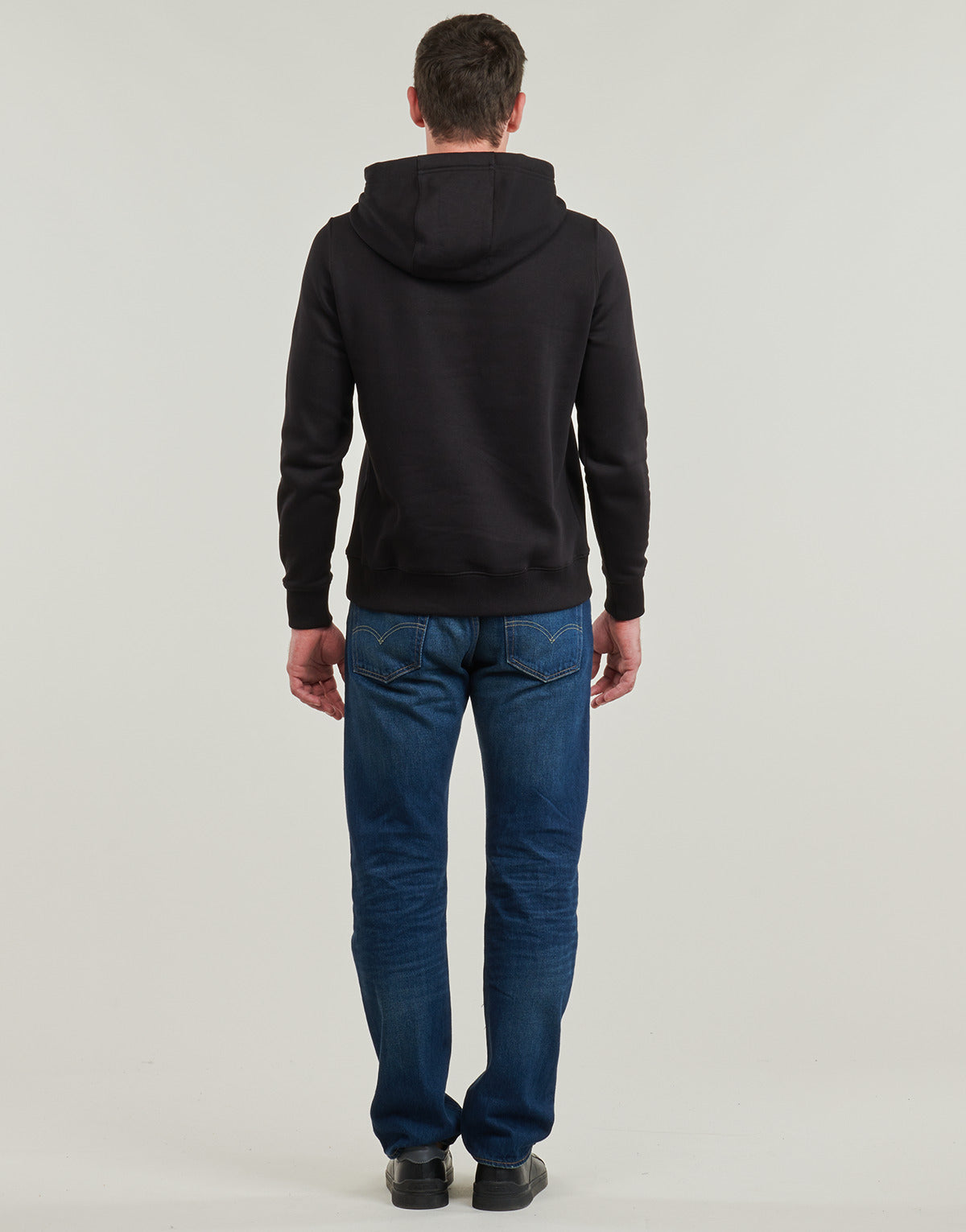 Felpa Uomo Tommy Hilfiger HILFIGER CHEST INSERT HOODY Marine