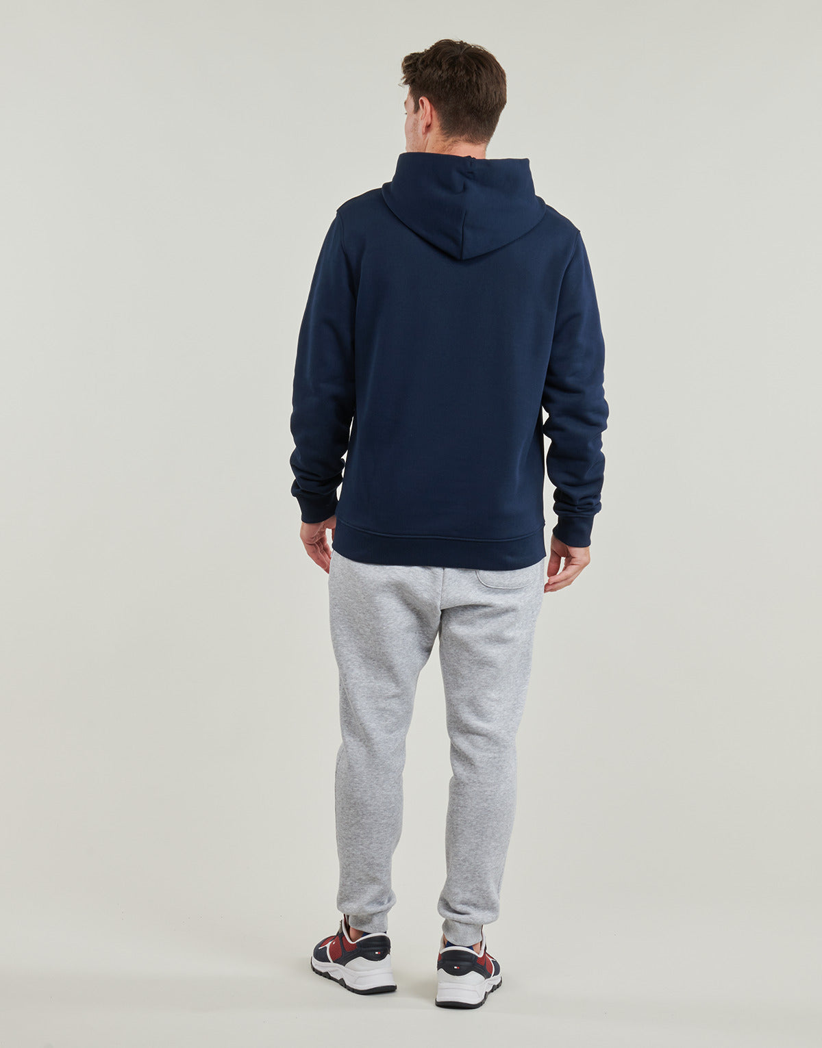 Felpa Uomo Tommy Jeans TJM REG BADGE HOODIE EXT Marine