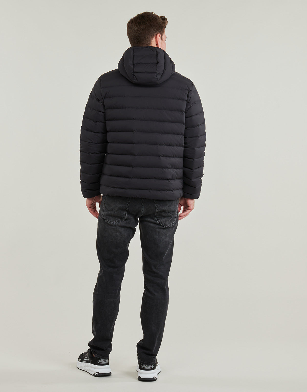 Piumino Uomo Emporio Armani EA7 DOWN JACKET 6DPB16 Nero