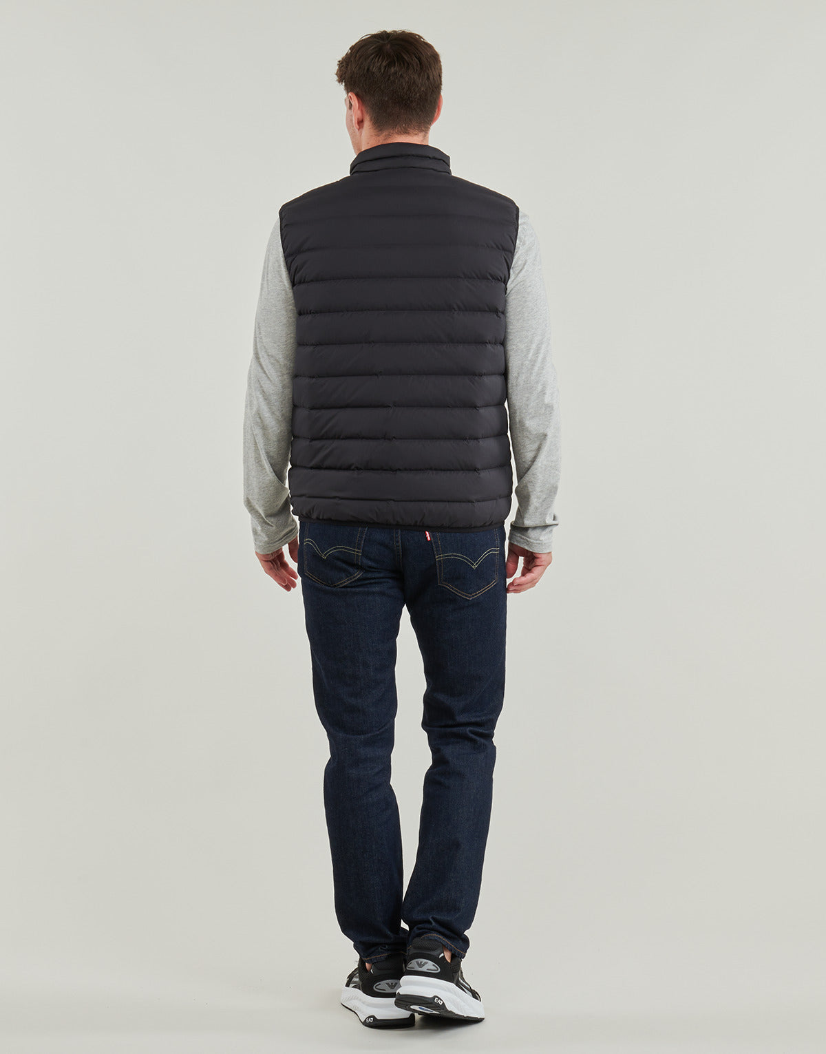 Piumino Uomo Emporio Armani EA7 DOWN WAIST COAT Nero