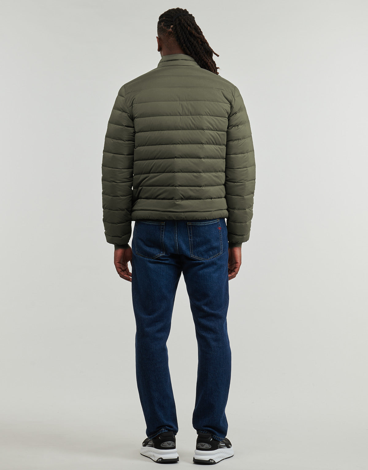 Piumino Uomo Emporio Armani EA7 DOWN JACKET 6DPB14 Kaki