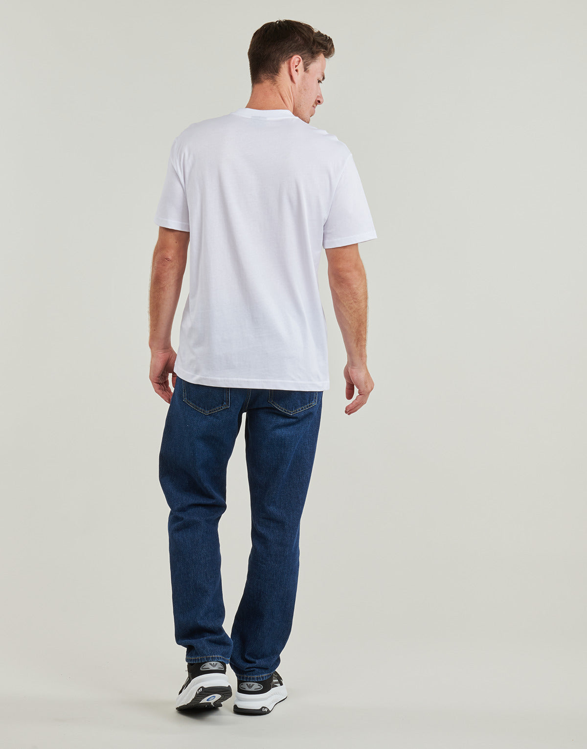 T-shirt Uomo Emporio Armani EA7 ATHLETIC COLORBLOCK TSHIRT Bianco