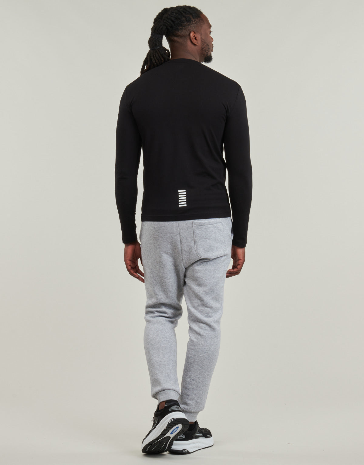 T-shirts a maniche lunghe Uomo Emporio Armani EA7 CORE IDENTITY T-SHIRT Nero