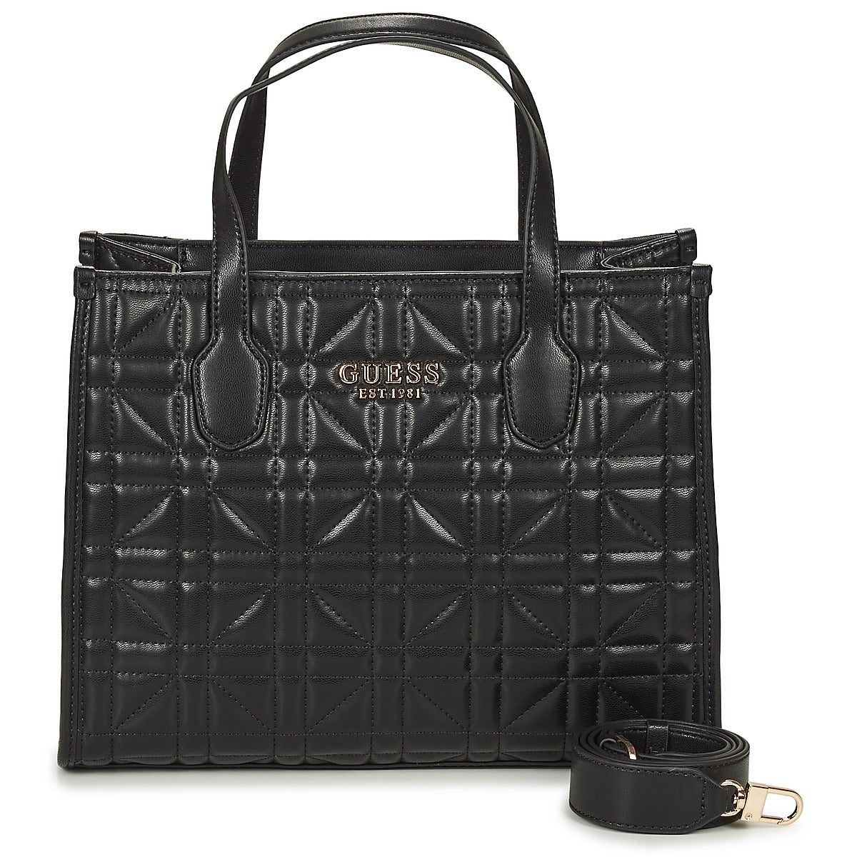 Borsa Shopping Donna Guess SILVANA Nero