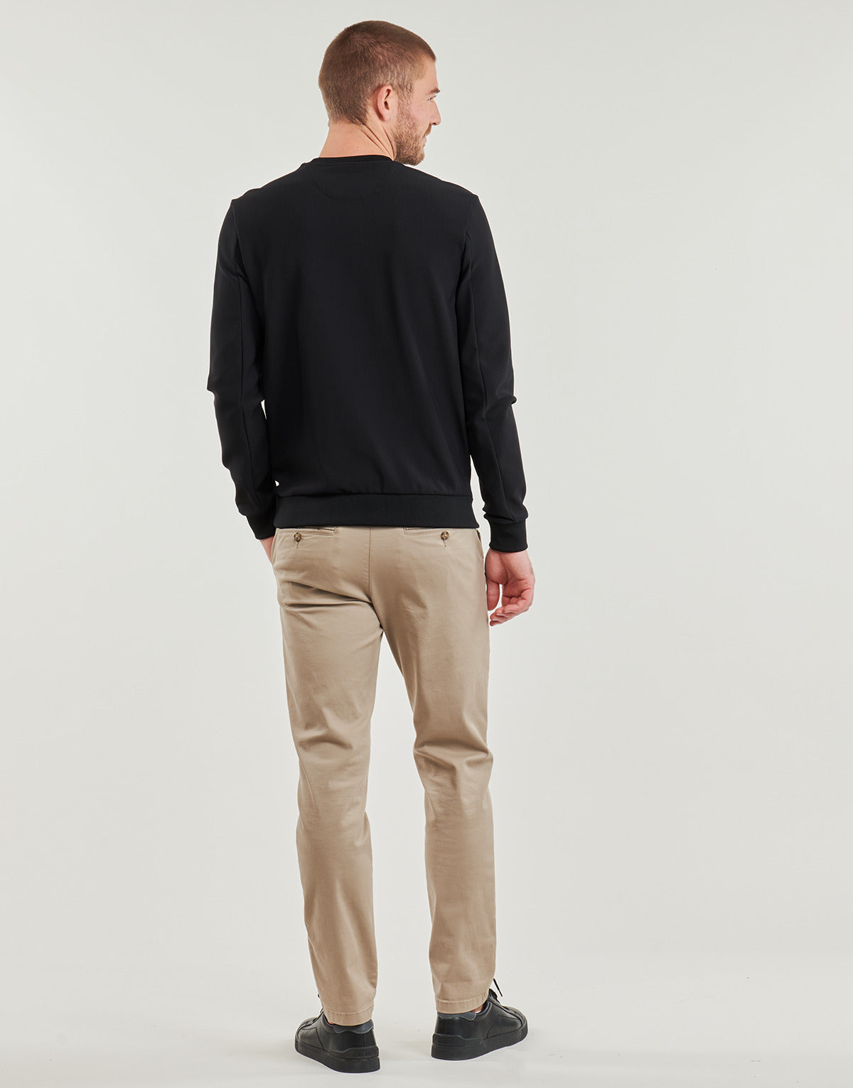 Felpa Uomo Guess TECH STRETCH CN Nero