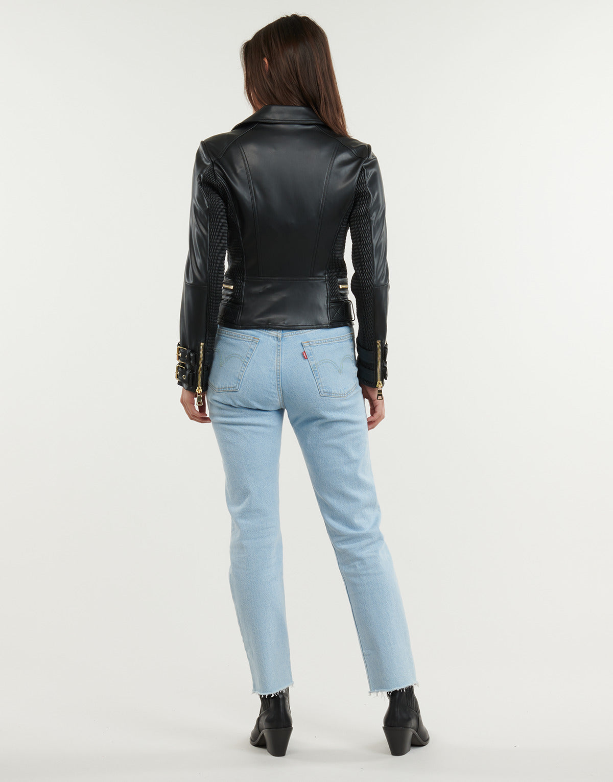 Giubbotto Donna Guess MYLA MOTO Nero