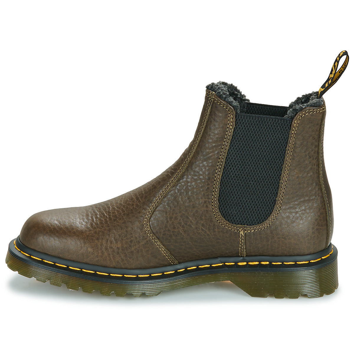 Stivaletti Uomo Dr. Martens 2976 DMS OLIVE GRIZZLY Marrone