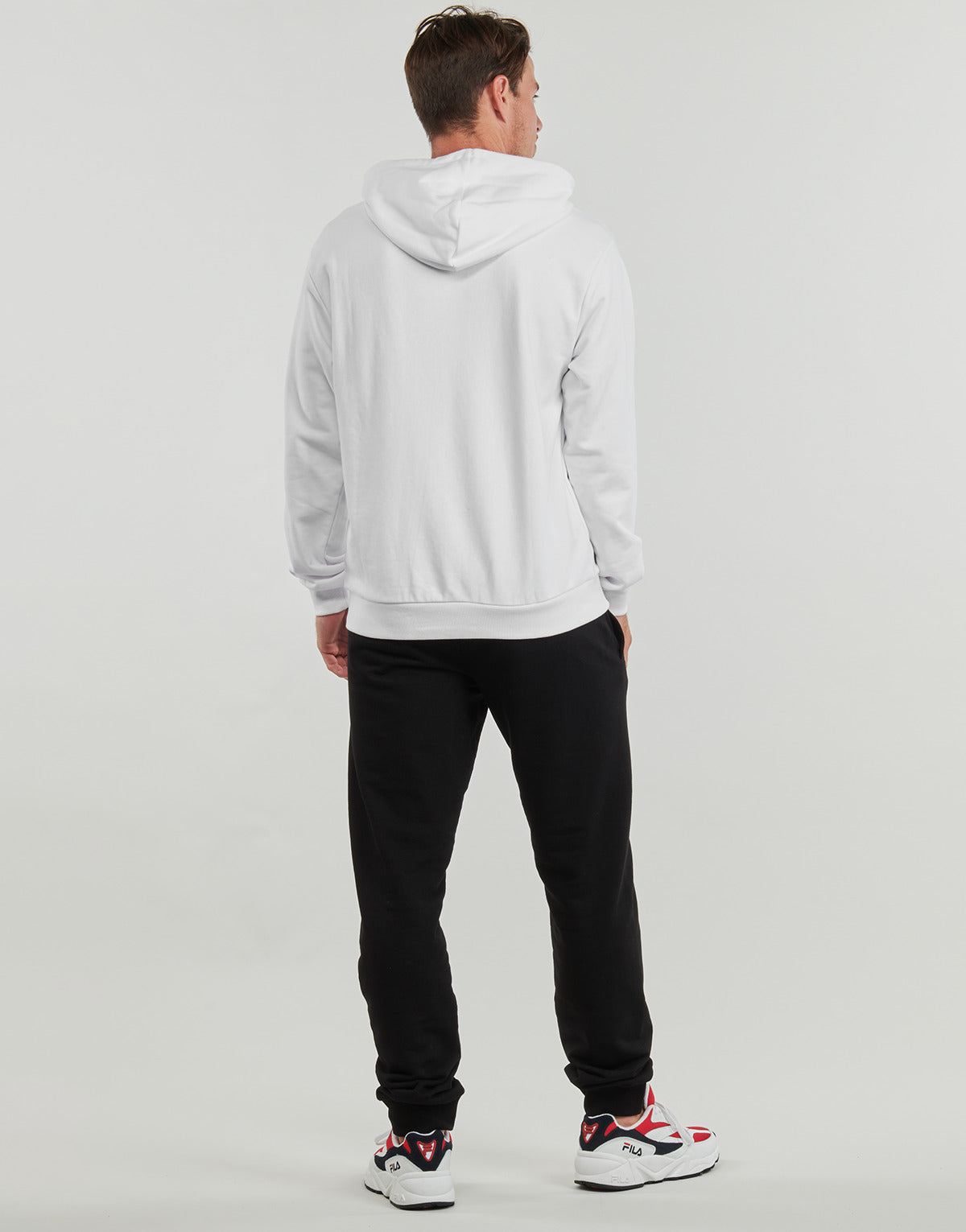 Felpa Uomo Fila BENGEL REGULAR HOODY Bianco