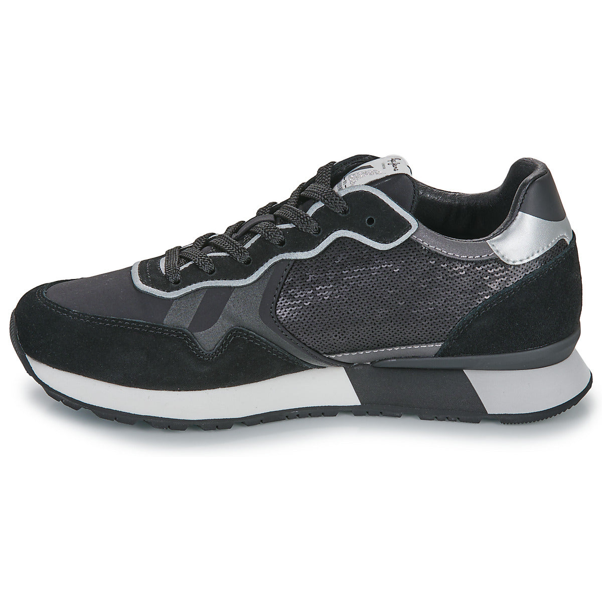 Sneakers basse Donna Pepe jeans BRIT SEQUINS W Nero
