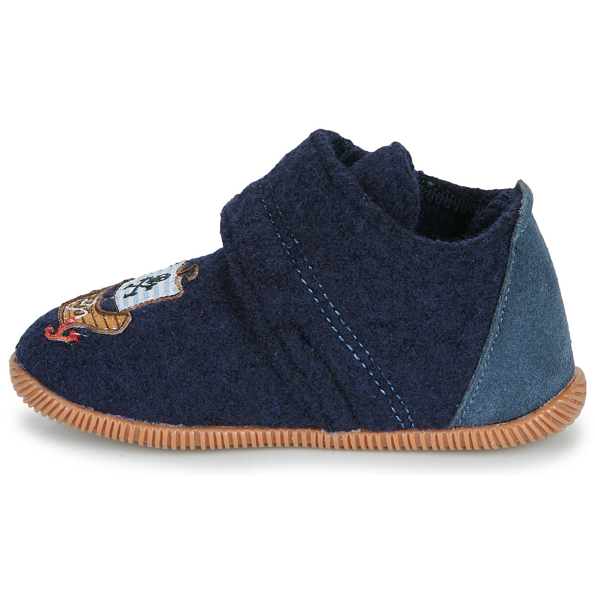 Pantofole bambini ragazza Giesswein OBERKIRCH Blu