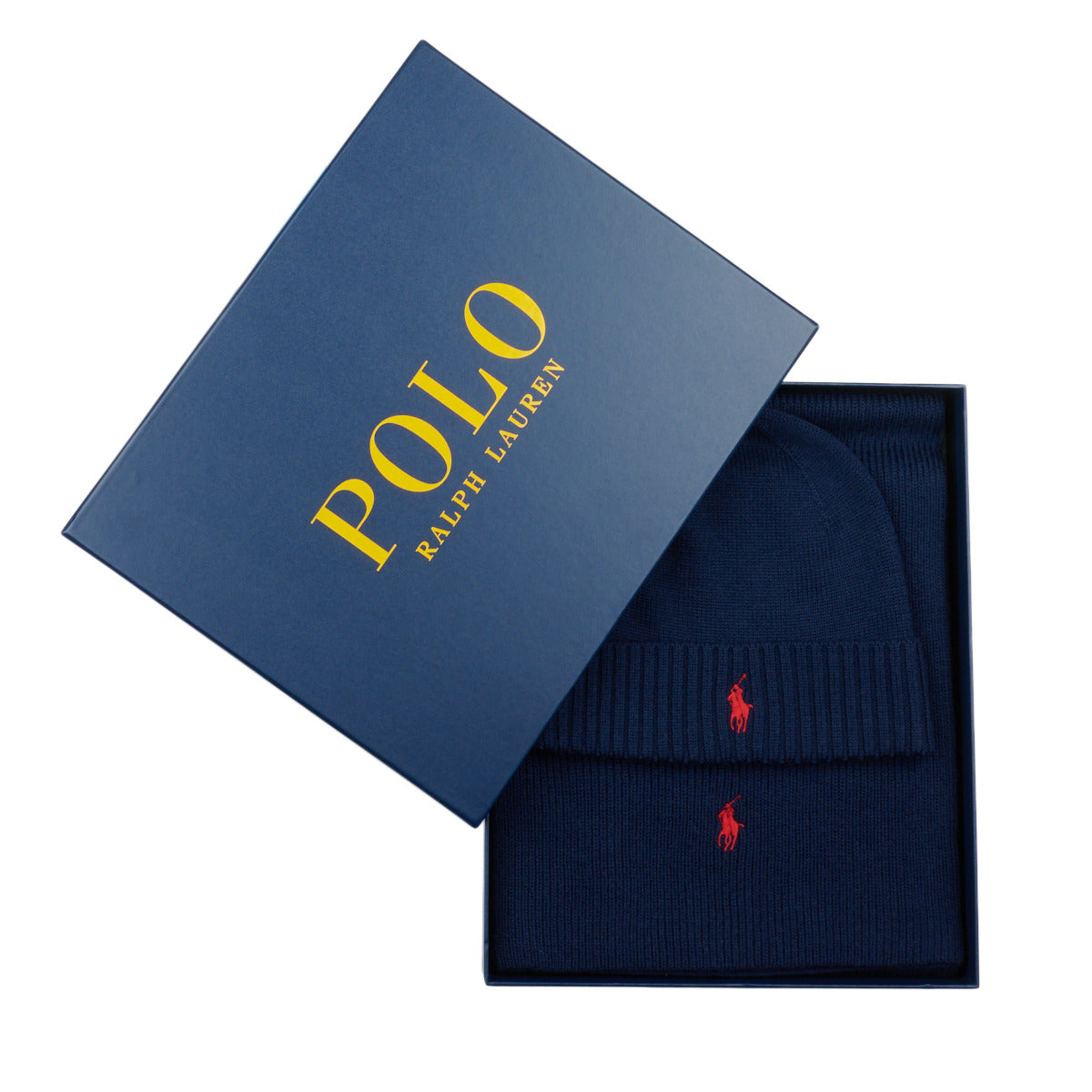 Berretto Uomo Polo Ralph Lauren HATSCARFGBOX-COLD WEATHER-HAT Marine