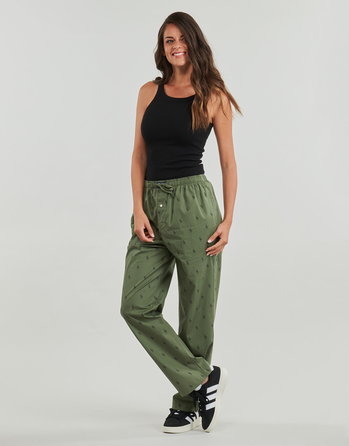 Pigiami / Camicia da notte Uomo Polo Ralph Lauren PJ PANT SLEEP BOTTOM Kaki