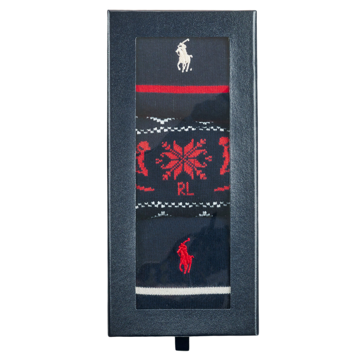 Calzini alti Uomo Polo Ralph Lauren DOWNHILL SKR-CREW SOCK-GIFT BOX Multicolore