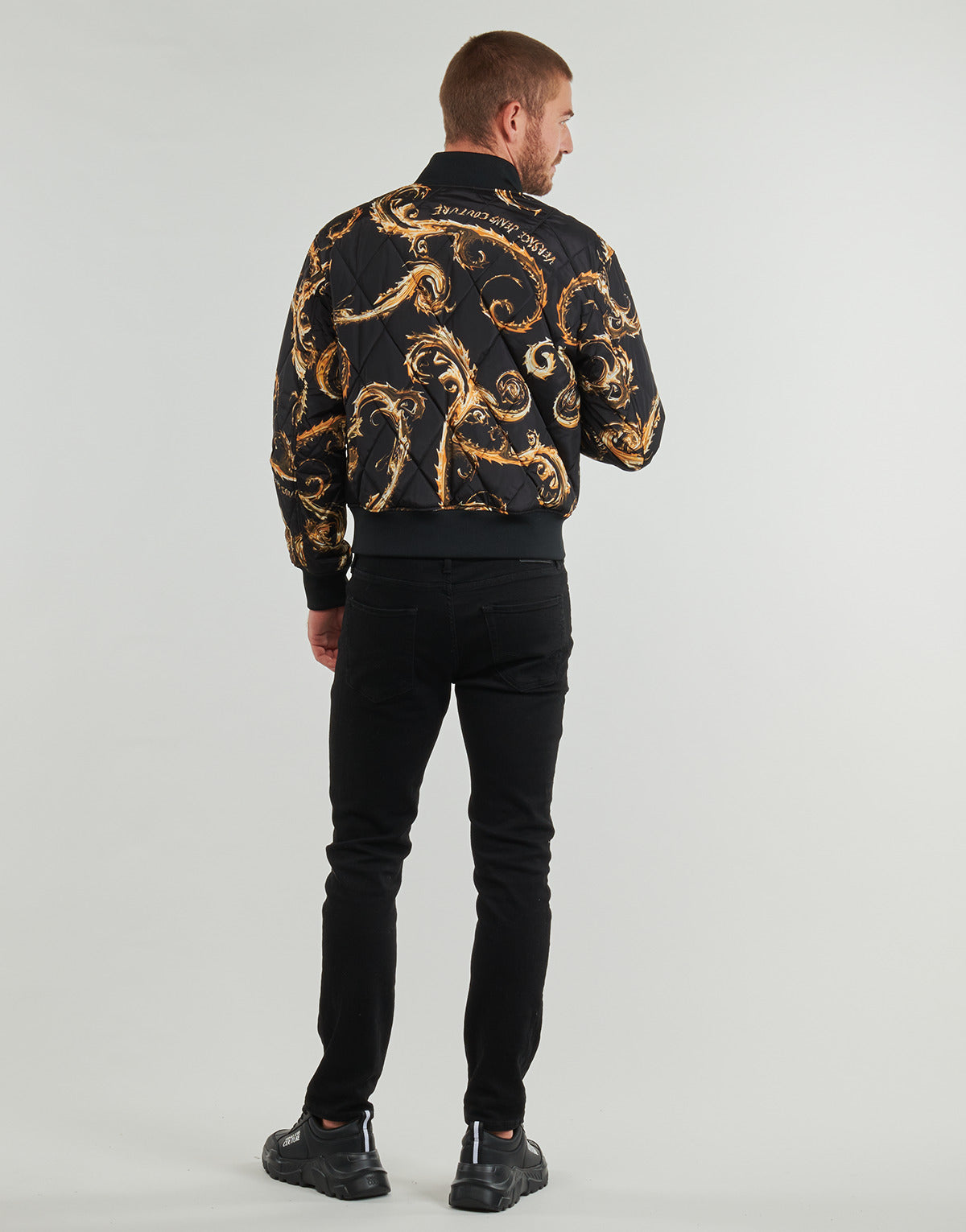 Giubbotto Uomo Versace Jeans Couture Giacca 77GASD07 REVERSIBLE Nero