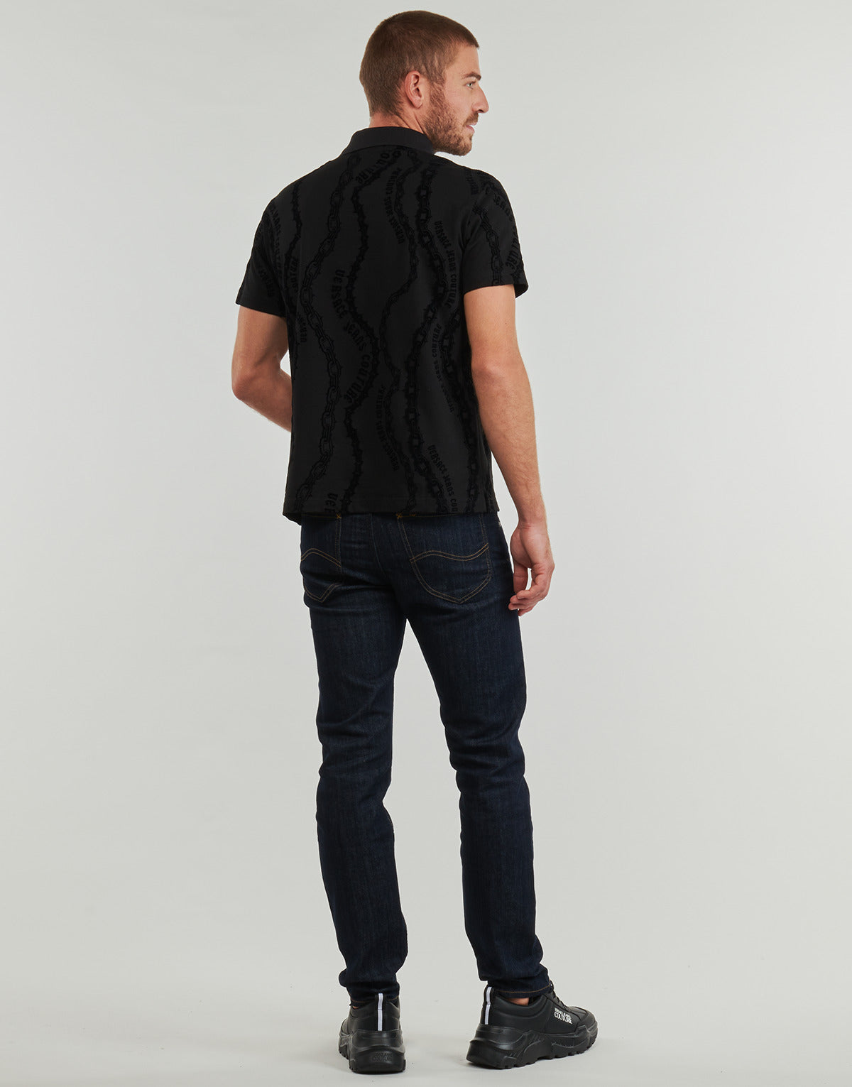 Polo Uomo Versace Jeans Couture POLO77GAG6R0 Nero
