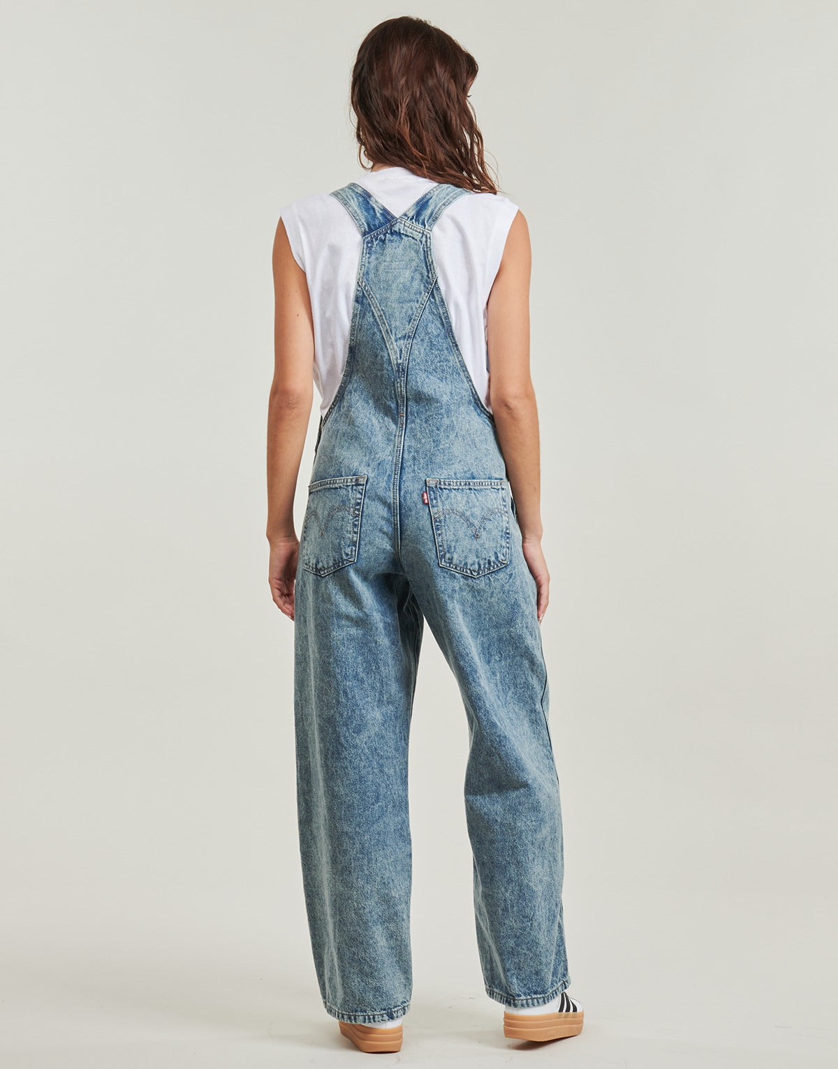 Tute / Jumpsuit Donna Levis FL BAGGY OVERALL Blu