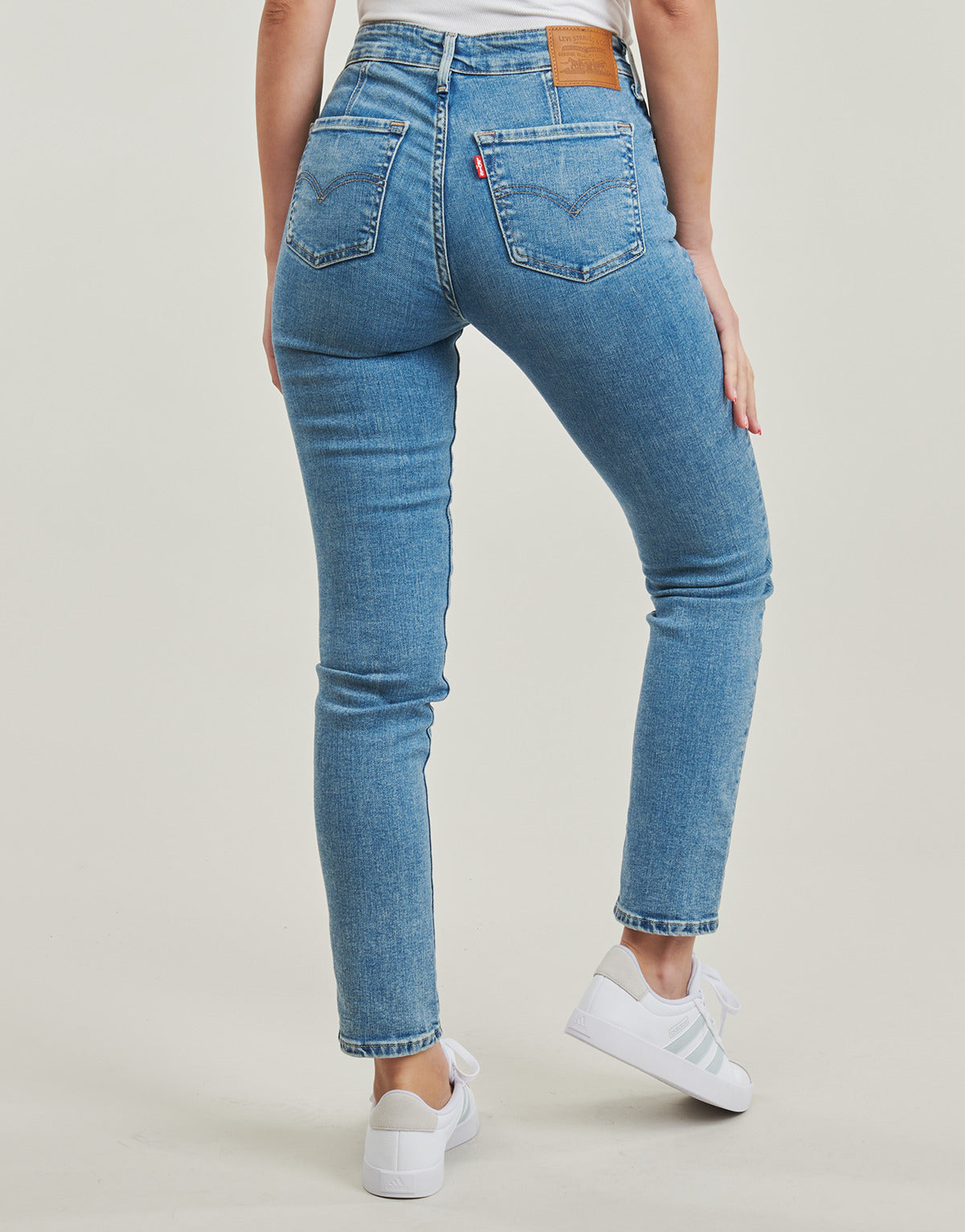 Jeans Slim Donna Levis 712 SLIM WELT POCKET Blu