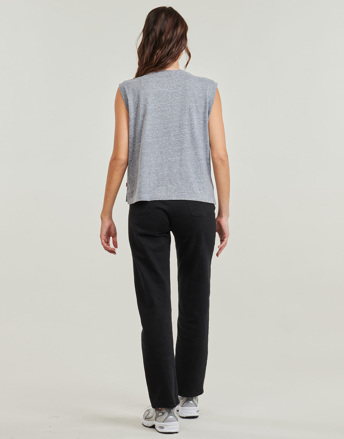 T-shirt Donna Levis BOXY TANK Grigio