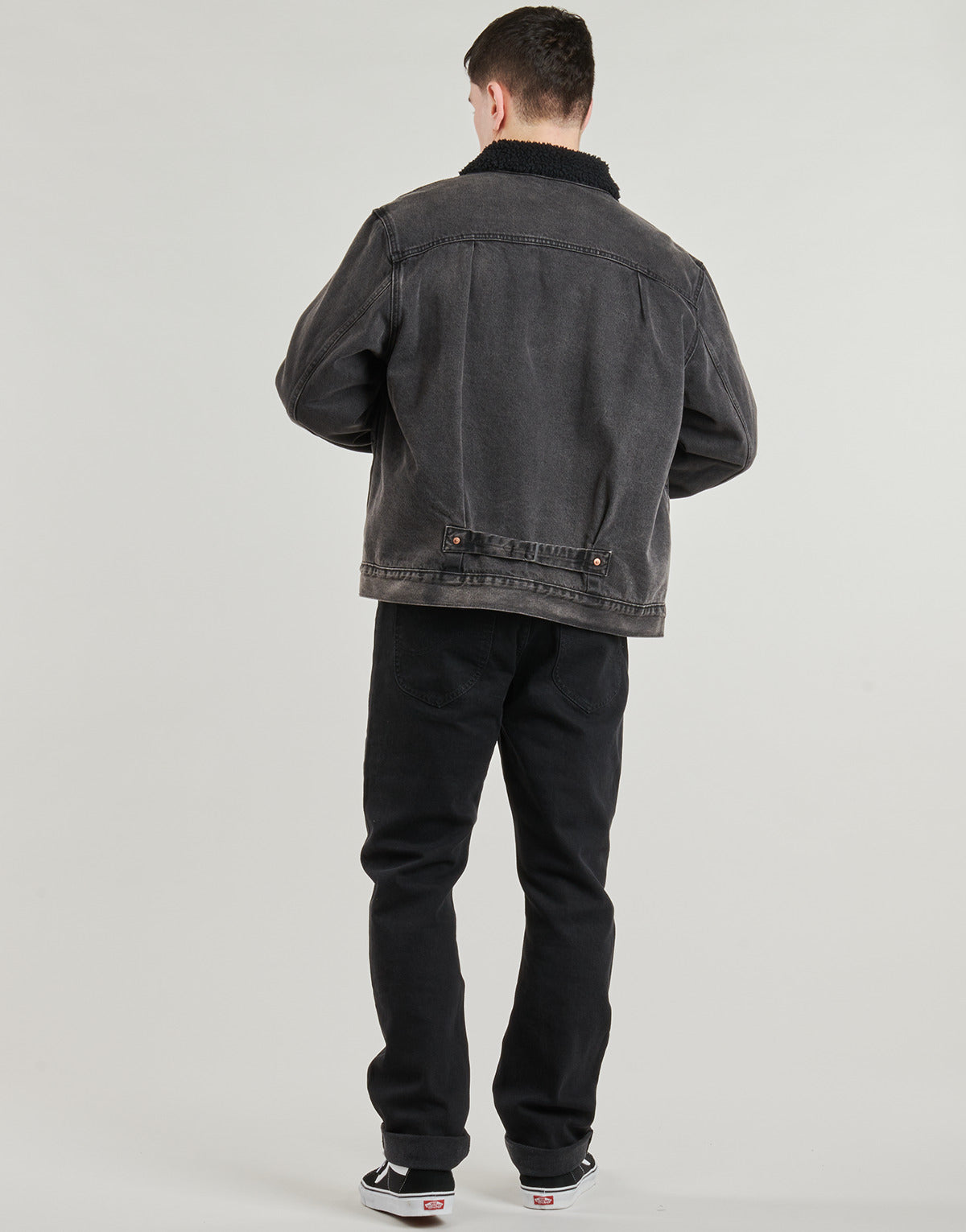 Giacca in jeans Uomo Levis LINED TYPE I TRUCKER Nero