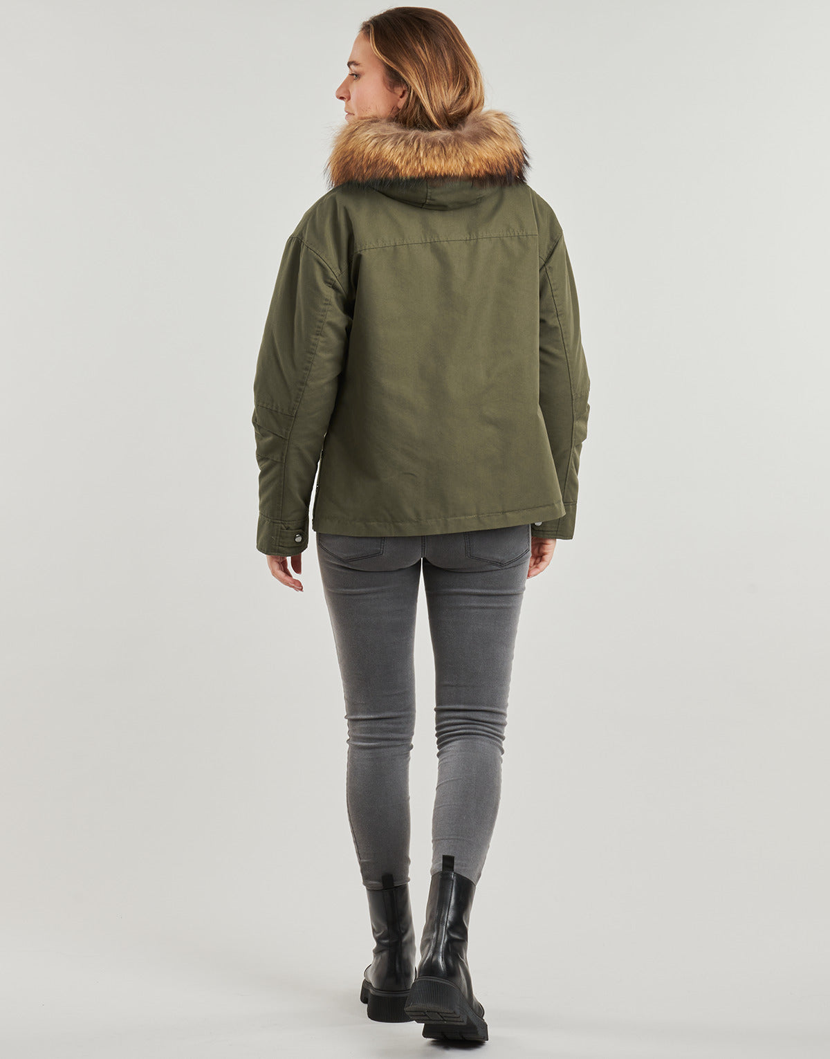 Parka Donna Oakwood SYMA (raccon fur) Kaki