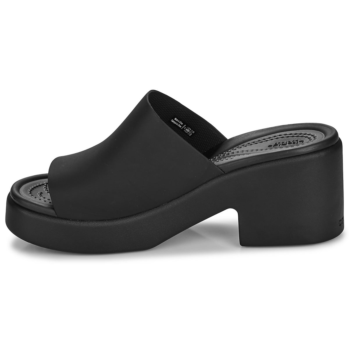 Scarpe Donna Crocs Brooklyn Slide Heel Nero