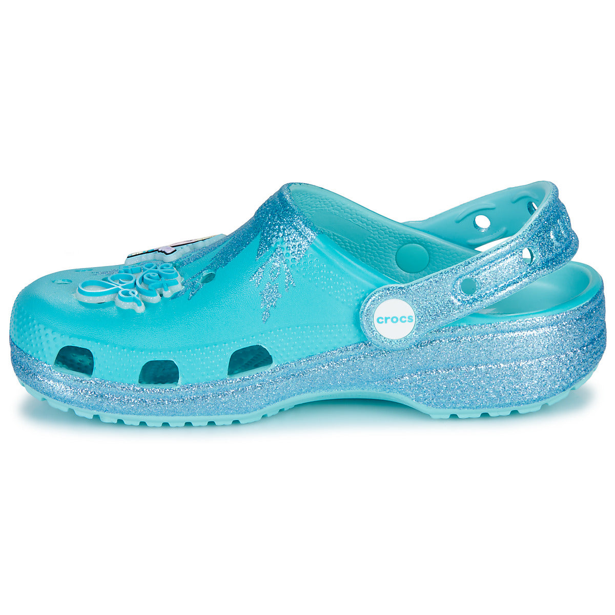 Scarpe bambini ragazza Crocs Frozen Elsa Classic Clog K Blu