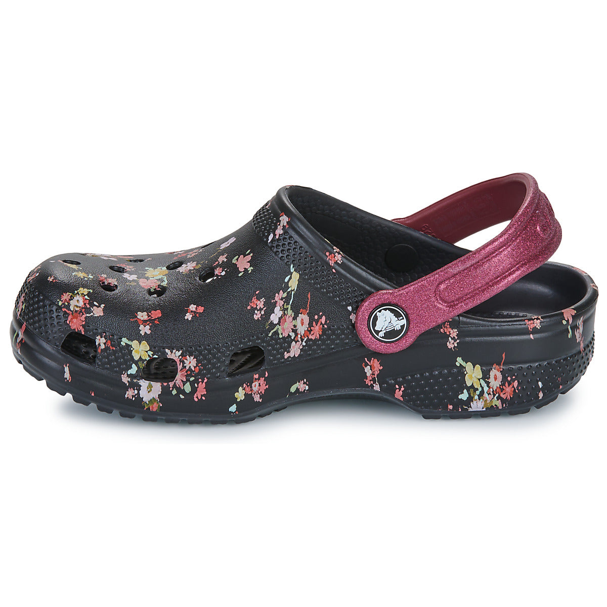Scarpe bambini ragazza Crocs Classic Ditsy Floral Clog K Nero