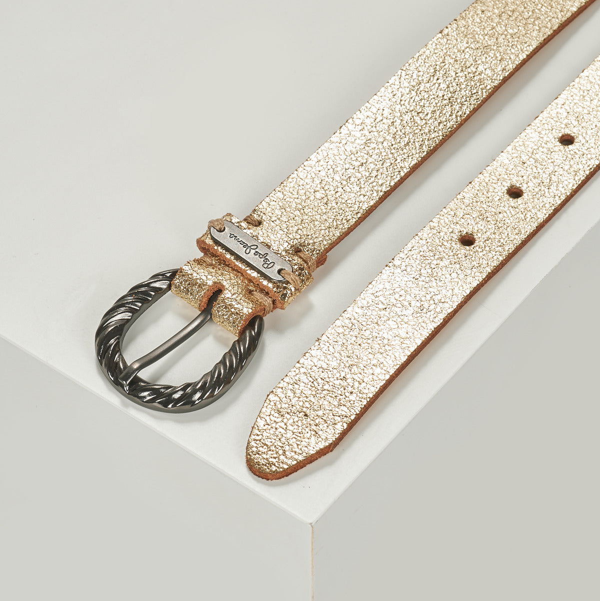 Cintura Donna Pepe jeans HALSEYMET BELT Oro