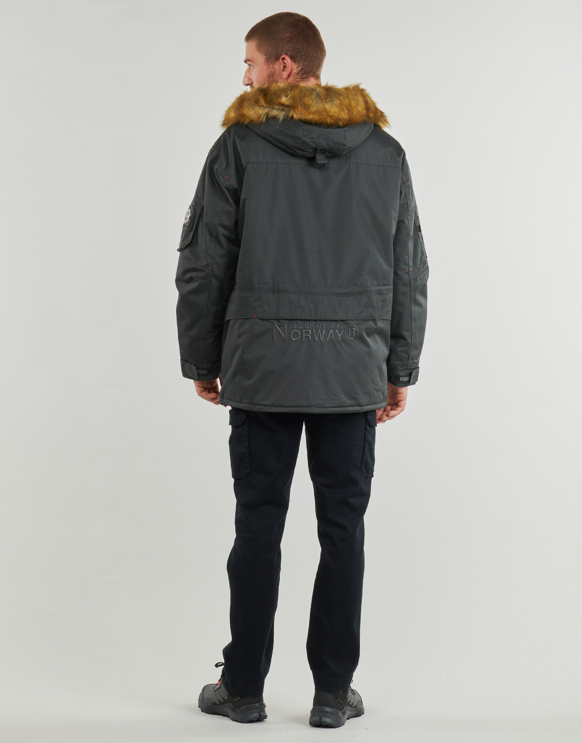 Parka Uomo Geographical Norway ABIOSAURE Grigio