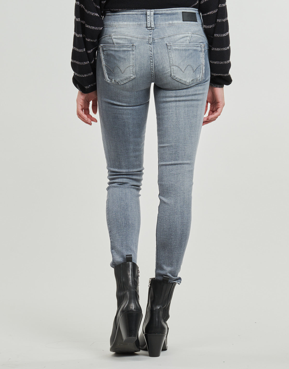 Jeans 3/4 & 7/8 Donna Le Temps des Cerises SIFAN Grigio