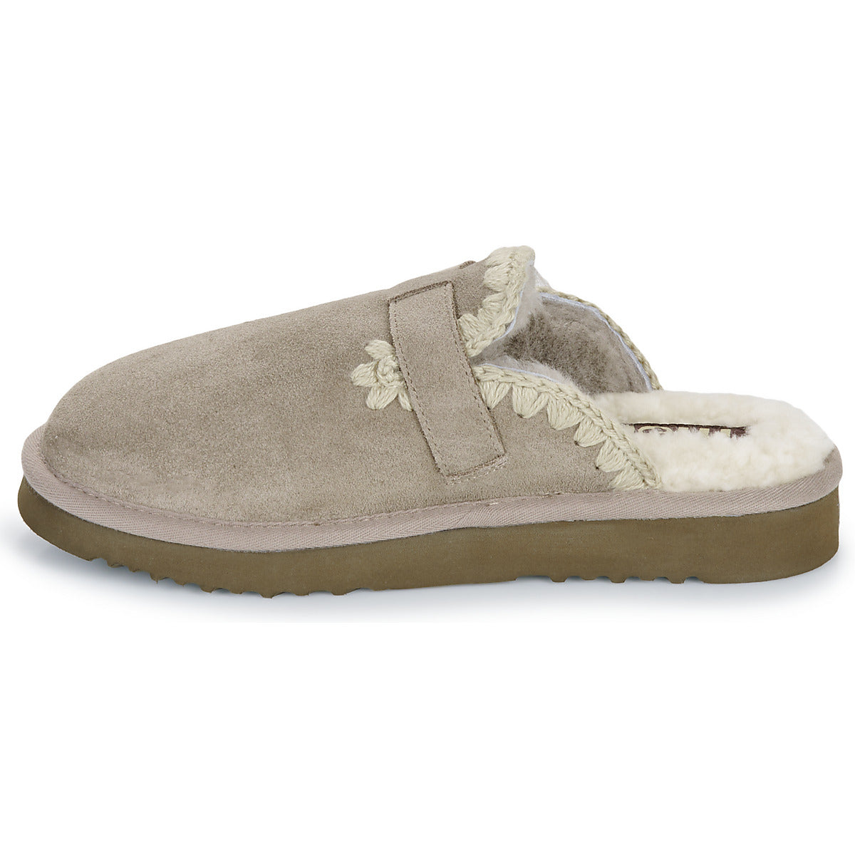 Scarpe Donna Mou SUEDE SHEEPSKIN CLOG ESKIMO Grigio